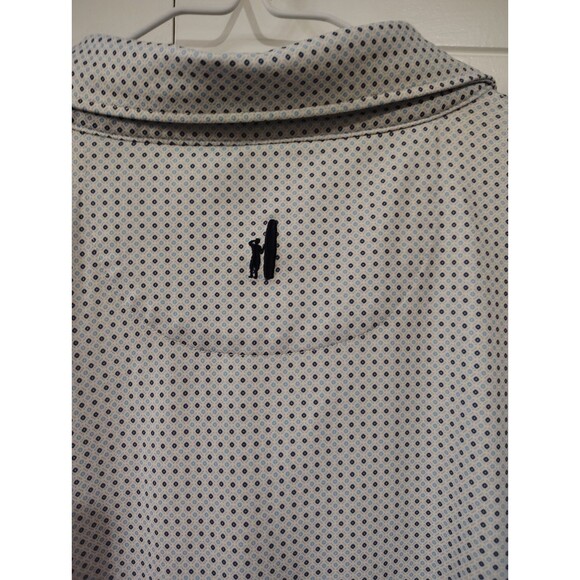 Johnnie O Polo Shirt Mens Large Blue Performance Golf Stretch UPF50 - Picture 6 of 8
